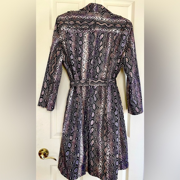 Michael Kors Animal Print Trench - Picture 3 of 6